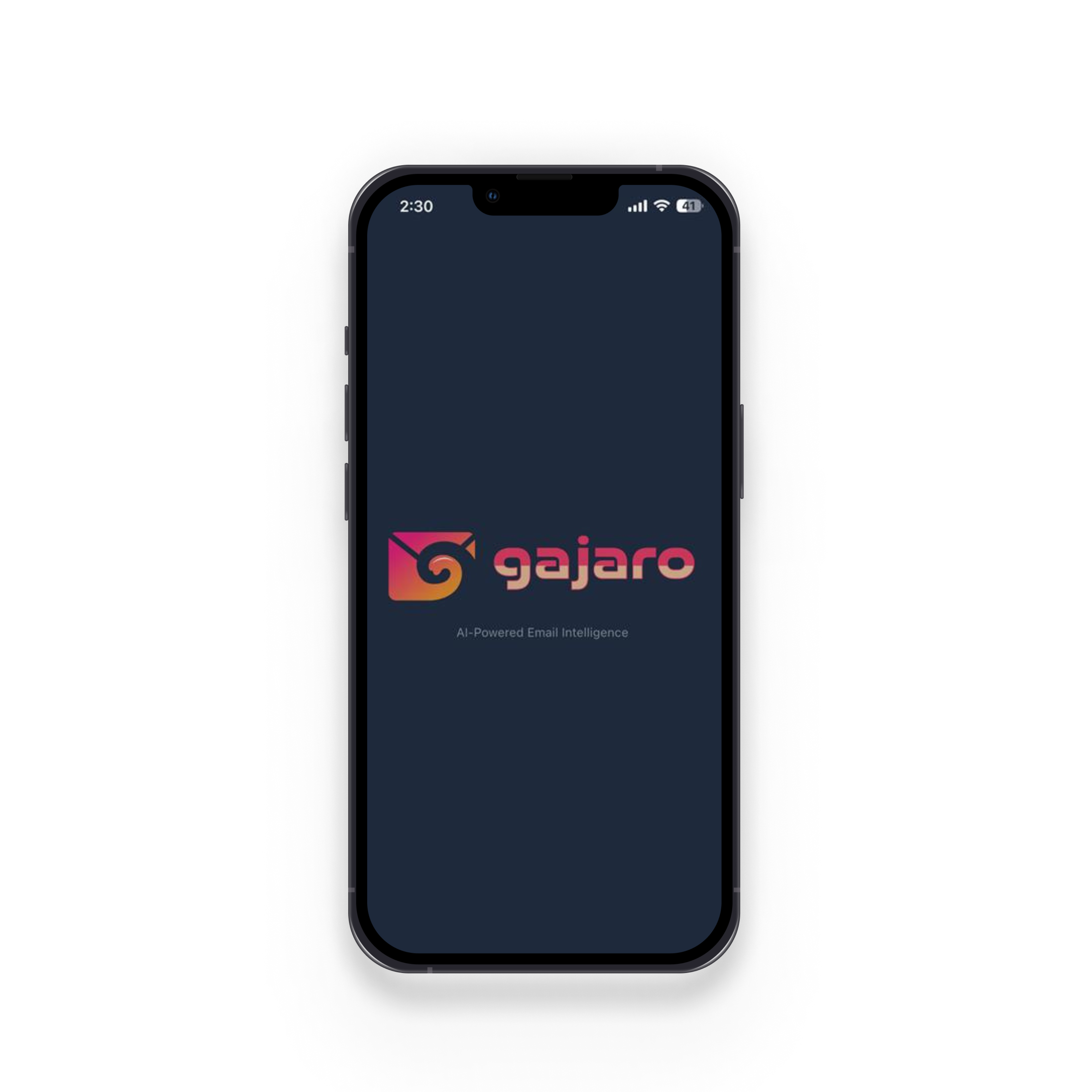 Gajaro mobile app splash screen